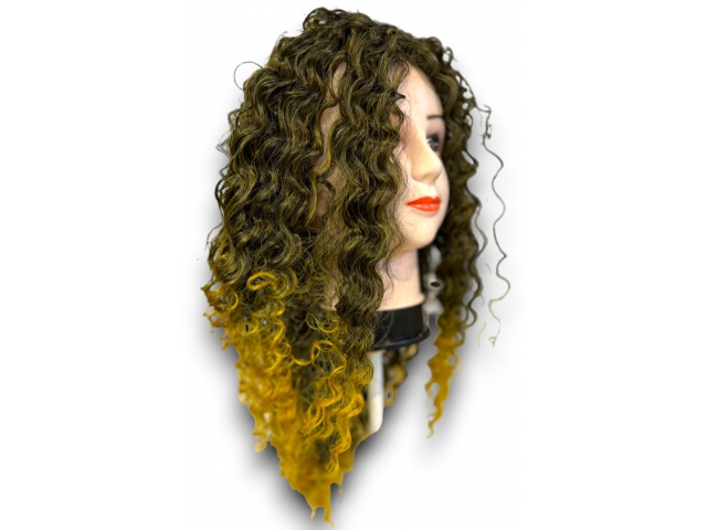 paróka - göndör és ombre